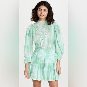 NEW LoveShackFancy Viola Victorian Mini Dress